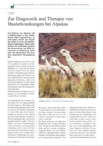Zur Diagnostik und Therapie von Hauterkrankungen bei Alpakas