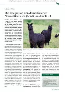 Die Integration von domestizierten Neuweltkamelen (NWK) in den TGD