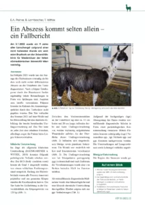 Ein Abszess kommt selten allein – ein Fallbericht