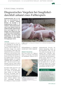 Diagnostisches Vorgehen bei Saugferkeldurchfall anhand eines Fallbeispiels