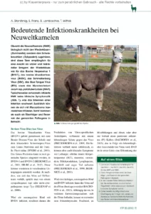 Bedeutende Infektionskrankheiten bei Neuweltkamelen