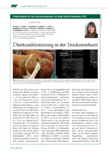 Überkonditionierung in der Trockenstehzeit
