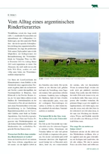 Vom Alltag eines argentinischen Rindertierarztes