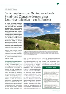 Sanierungskonzepte für eine wandernde Schaf- und Ziegenherde nach einer Lentivirus-Infektion – ein Fallbericht