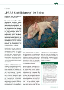 PRRS Stabilisierung im Fokus