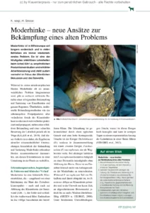 Moderhinke – neue Ansätze zur Bekämpfung eines alten Problems