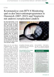Kostenanalyse zum BTV-8 Monitoring und zu den Interventionsprogrammen in Österreich (2007–2013) und Vergleiche mit anderen europäischen Ländern