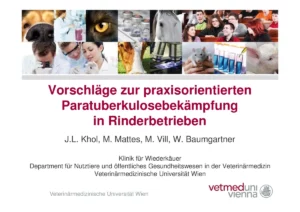 Vortrag: Paratuberkulosebekämpfung
