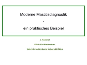Vortrag: Moderne Mastitisdiagnostik – ein praktisches Beispiel