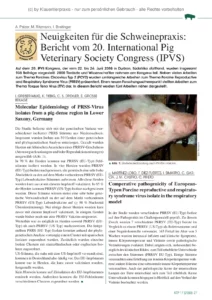 Neuigkeiten für die Schweinepraxis: Bericht vom 20. International Pig Veterinary Society Congress (IPVS)