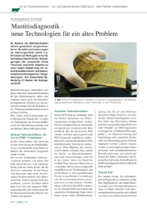 Mastitisdiagnostik – neue Technologien für ein altes Problem